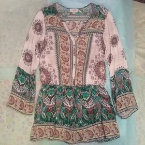 NWOT Umgee USA Romper - Size Medium